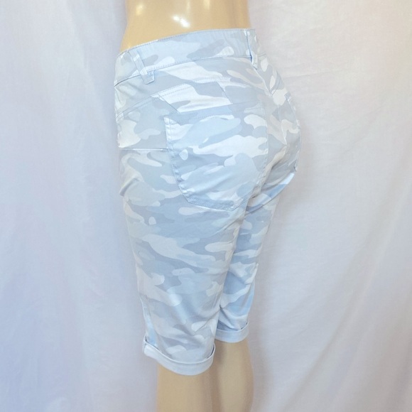 FINAL PRICE-DEMOCRACY Jeans Camouflage Blue Fog Tummy Control Size 18WP NWOT - Picture 5 of 7